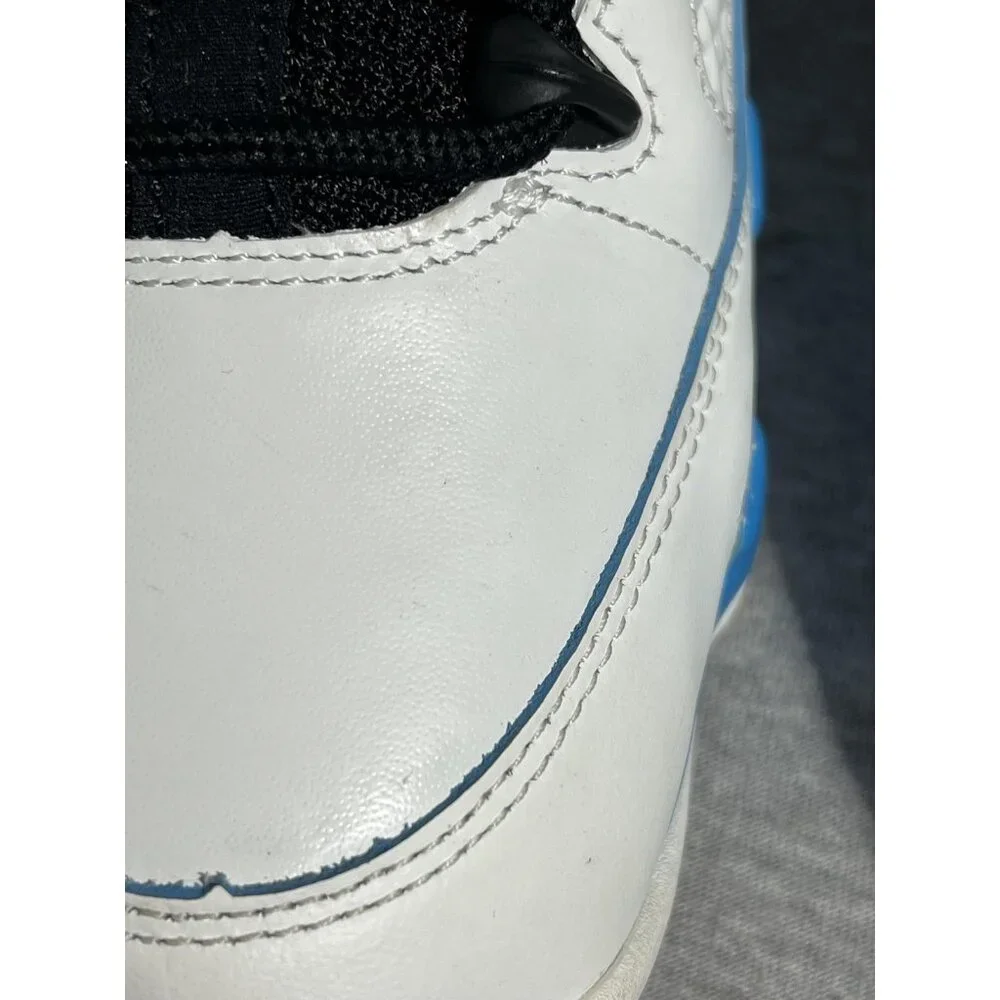 Air Jordan 9 Retro Shoes Mens Size 10 White Blue Black University UNC FQ8992-101